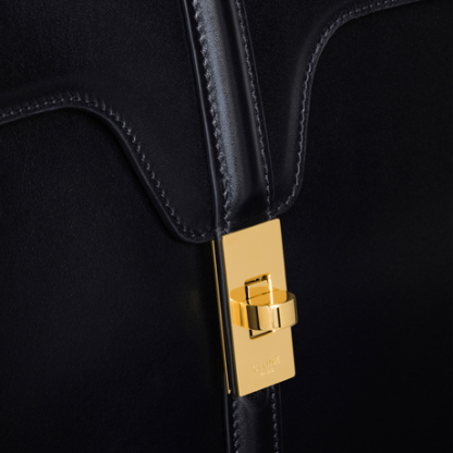 CLASSIQUE 16 BAG IN SATINATED CALFSKIN BLACK